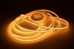 LED-Streifen 24V COB - 2700 K warmweiß - IP68 wasserfest - 5 Meter - teilbar alle 5 cm - dimmbar