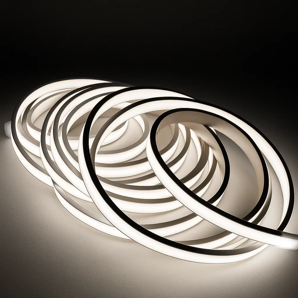 LED-Streifen 24V COB diffus - 5100 K tageslichtweiß - IP65 wasserfest - 5 Meter - teilbar alle 5 cm - dimmbar