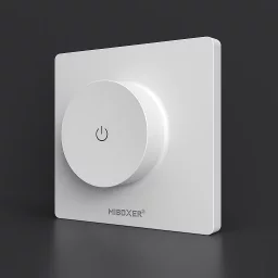 230V WLAN Einbaudimmer LED mit Bedienteil und Drehdimmerschalter, Phasenabschnitt für einfarbige 230V-LED-Streifen | 2.4GHz WIFI Support