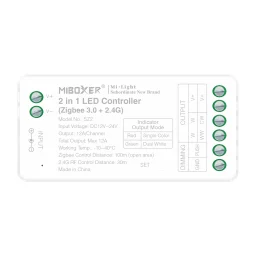 2 in 1 Single Color Dimmer (1-Kanal ) oder CCT Dual Color LED-Controller (2-Kanal) | ZigBee 3.0 & 2.4GHz | MiBoxer