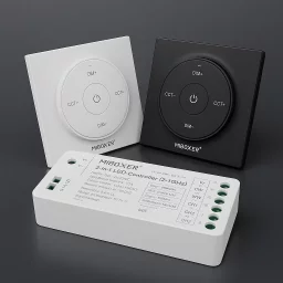 2 in 1 LED-Dimmer & magnetische Wand-Fernbedienung -...