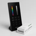 LED-Controller und 3-Zonen Stand-Fernbedienung - SET | für 24VDC RGB, RGBW und RGB+CCT LED-Streifen | 2.4GHz MiBoxer