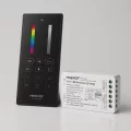 LED-Controller und 3-Zonen Stand-Fernbedienung - SET | für 24VDC RGB, RGBW und RGB+CCT LED-Streifen | 2.4GHz MiBoxer