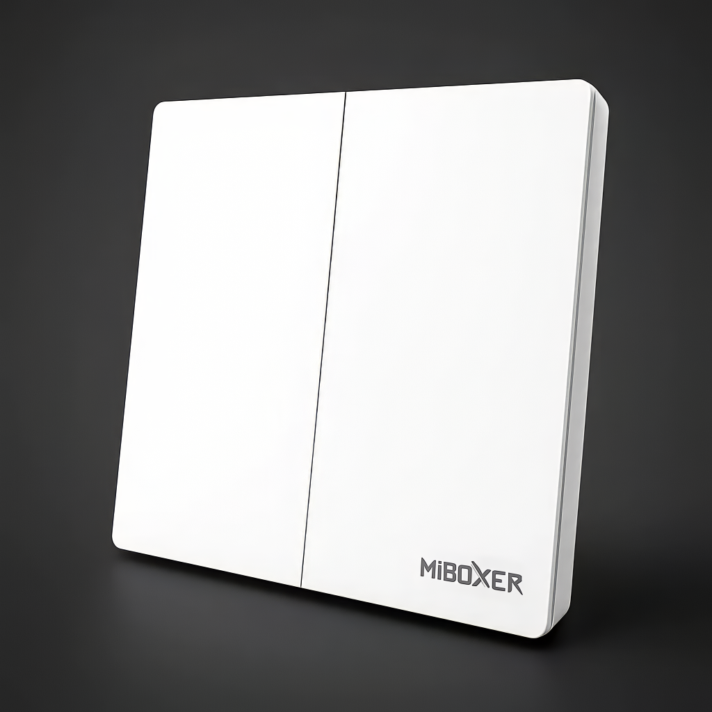 Funk Push-Taster 2-fach superflach | Wandpanel | für 2.4 GHz MiBoxer-Dimmer