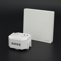 230V Einbau LED-Dimmer TRIAC & Funk Push-Taster im SET